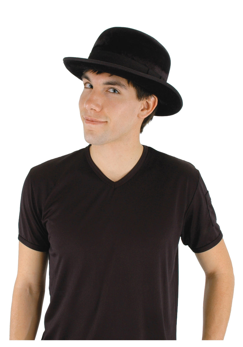 Black Velour Bowler Hat – Kids Halloween Costumes