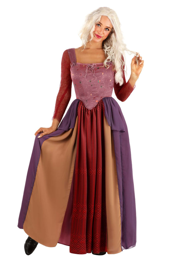 Adult Deluxe Disney Sarah Sanderson Costume | Hocus Pocus Costumes