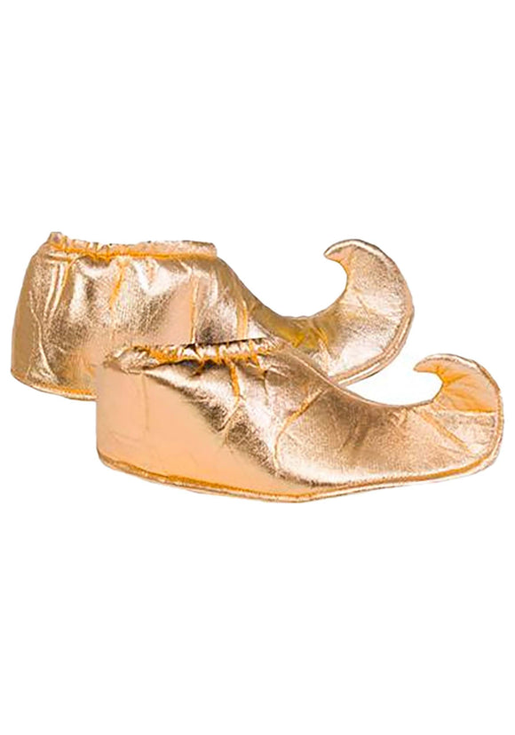 Gold Adult Genie Shoe Covers | Costume Shoes