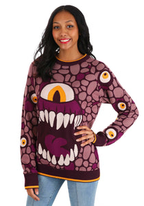 Beholder Dungeons and Dragons Adult Sweater | Exclusive Sweaters