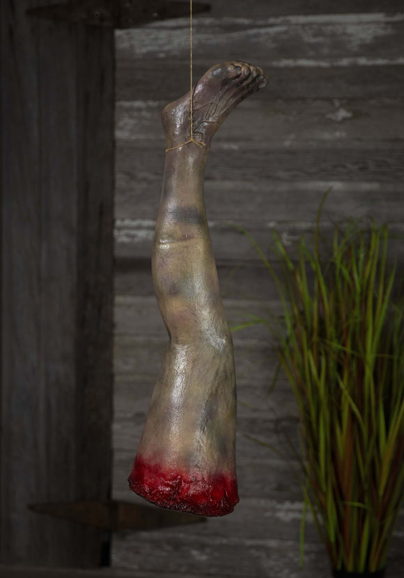 Full Sized Severed Leg Deluxe Prop