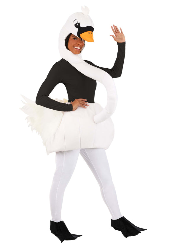 Adult Elegant Swan Costume | Adult Bird Costumes