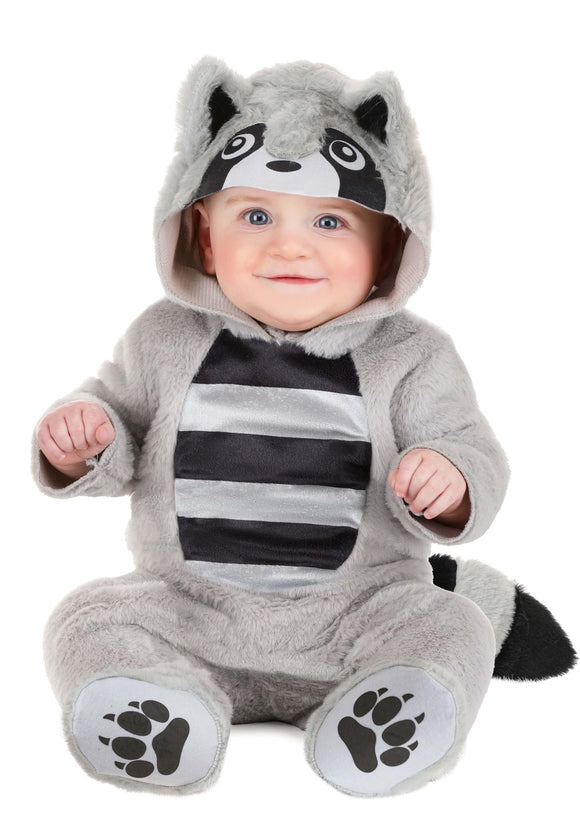 Infant Cozy Raccoon Costume | Infant Animal Costumes