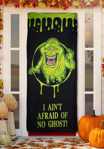 Ghostbusters "I Ain't Afraid of No Ghosts" Door Curtain Decoration