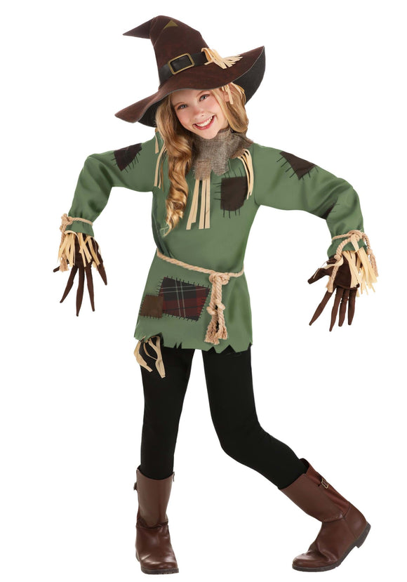 Child Scary Green Scarecrow Costume | Scarecrow Costumes