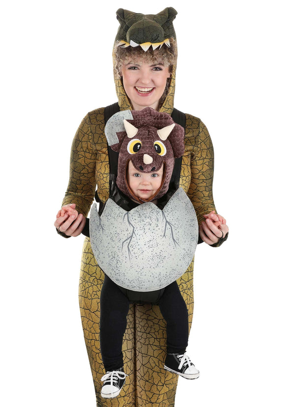 Triceratops Hatchling Baby Costume Carrier | Infant Dinosaur Costumes