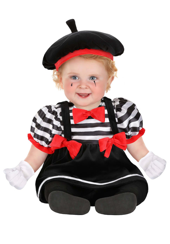 Infant Curious Mime Costume | Funny Baby Costumes