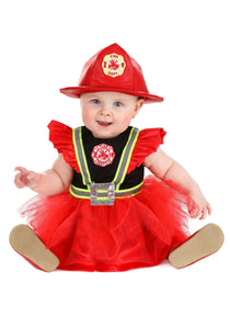 Infant Frilly Firefighter Costume Dress | Infant Costumes