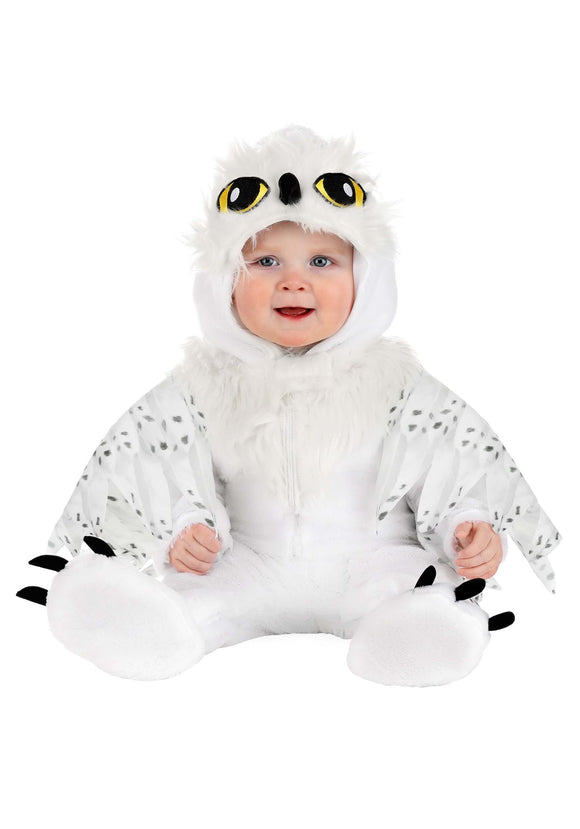 Plush White Owl Infant Costume | Animal Costumes