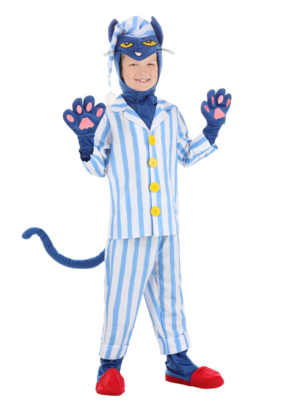 Kid's Bedtime Blues Pete the Cat Costume | Exclusive Costumes