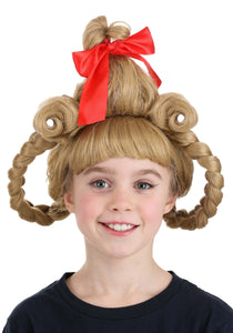 Kid's Deluxe Dr. Seuss Cindy Lou Who Wig | How the Grinch Stole Christmas Accessories