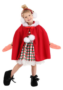 Dr. Seuss Deluxe Storybook Cindy Lou Who Toddler Costume | How the Grinch Stole Christmas Costumes