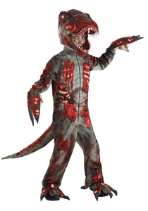 Child Zombie Dinosaur Costume | Scary Halloween Costumes