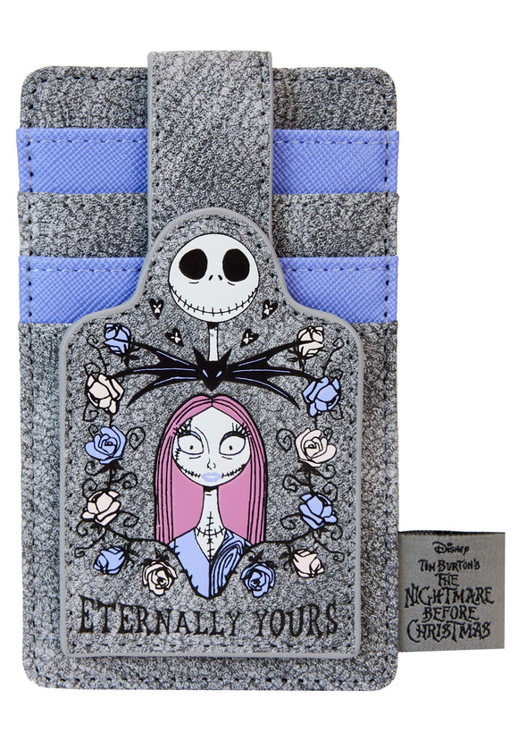 Nightmare Before Christmas Loungefly Jack and Sally Tombstone Card Holder | Disney Wallets