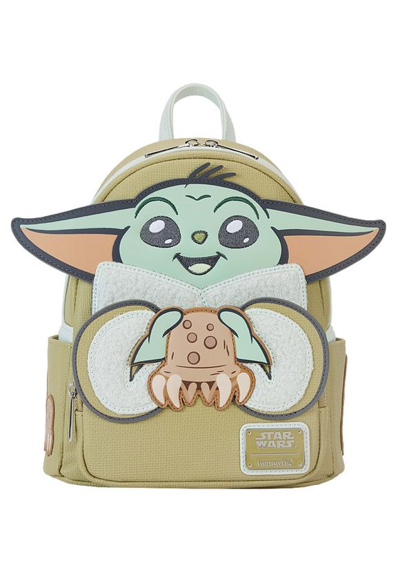 Loungefly The Mandalorian Grogu with Crabbies Mini Backpack | Loungefly Bags