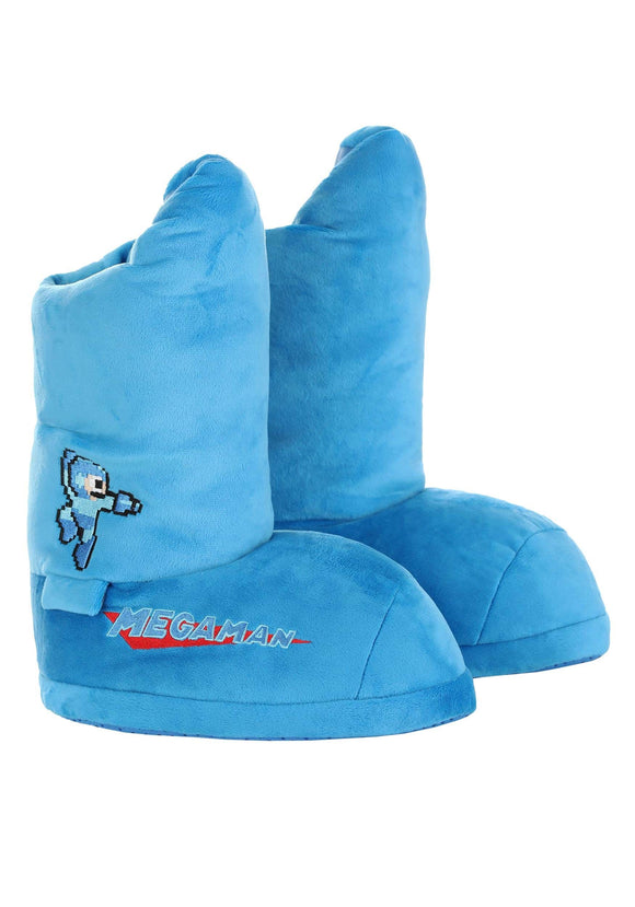 Mega Man Costume Slippers for Adults