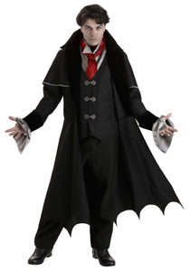 Men's Plus Size Royal Vampire Costume | Made by Us Costumes