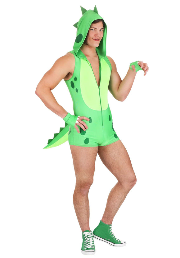 Sexy Dino Men's Costume Romper | Dinosaur Costumes