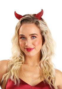 Mini Costume Glitter Devil Horns | Devil Accessories