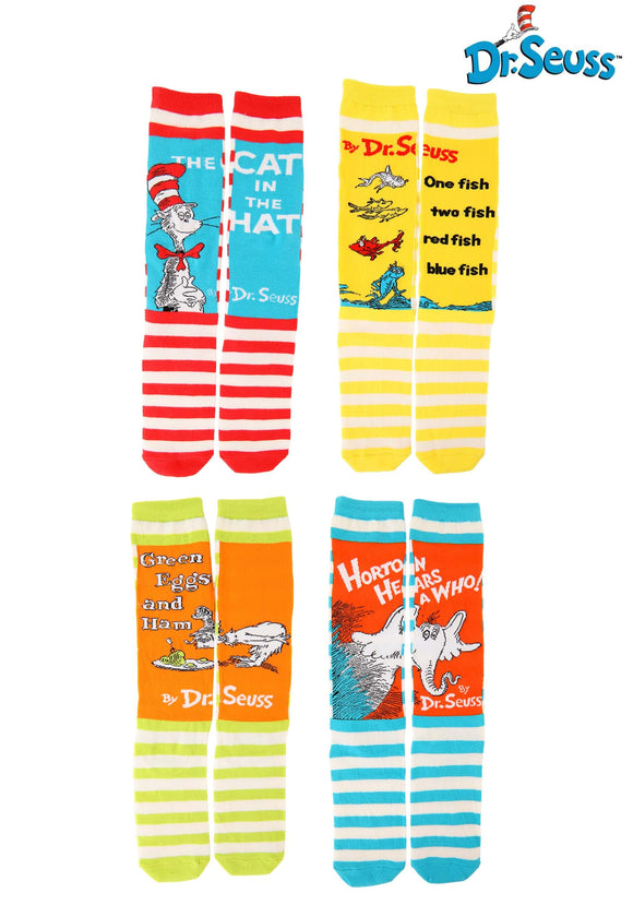 Dr. Seuss Book Cover Adult Socks Set | Dr. Seuss Accessories