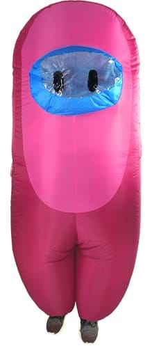 Pink Sus Crewmate Killer Kid's Costume