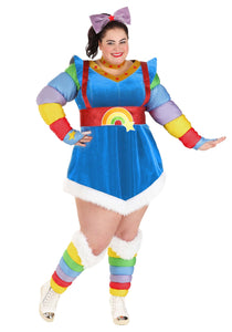 Plus Size Authentic Rainbow Brite Women's Costume | Rainbow Brite Costumes