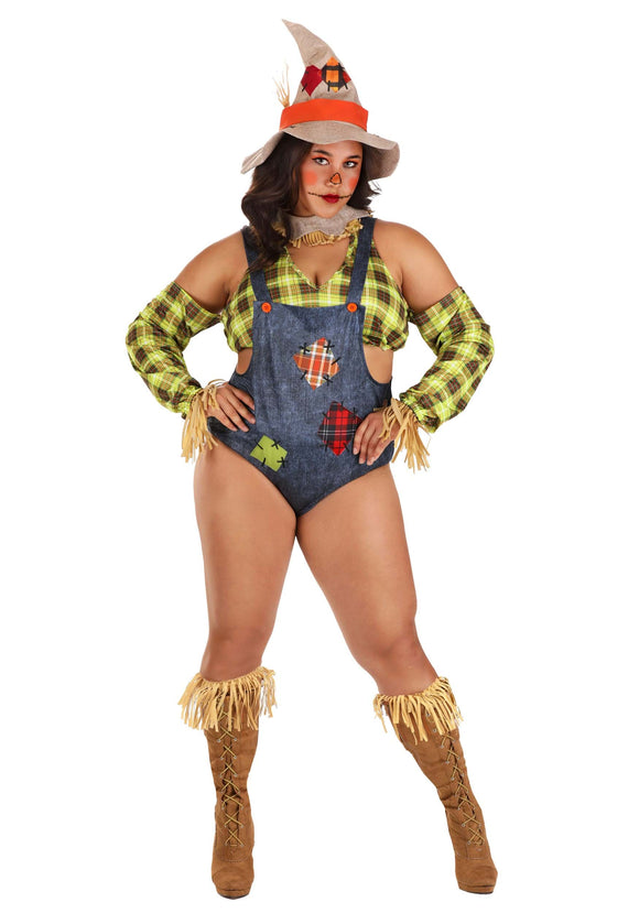 Women's Plus Size Sexy Country Scarecrow Costume | Scarecrow Costumes