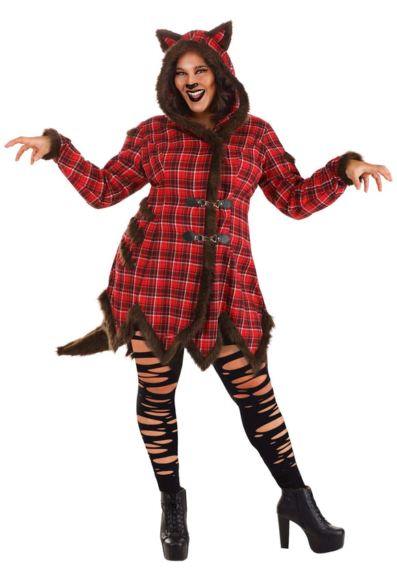 Plus Size Women's Werewolf Coat Costume | Storybook & Fairytale Costumes