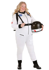 Plus Size White Astronaut Costume | Plus Size Halloween Costumes