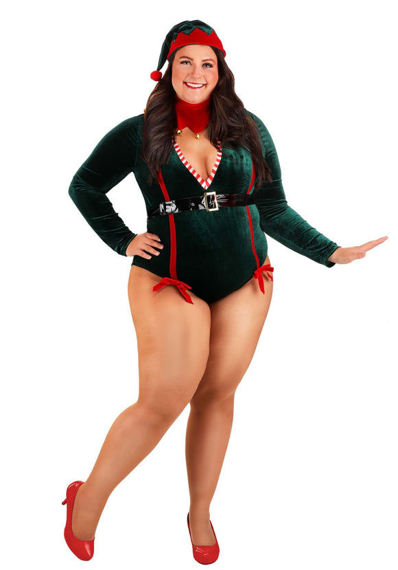 Plus size elf outfit hotsell