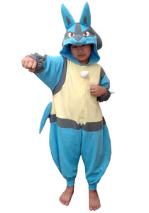 Child Pokemon Lucario Kigurumi Costume | Pokemon Costumes