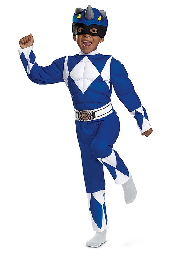 Power Rangers Toddler Blue Ranger Costume | Toddler Costumes