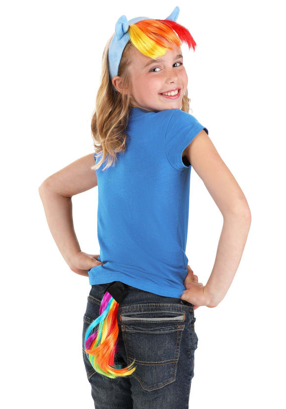 Rainbow Dash Headband Tail & Cutie Mark Kit | My Little Pony Costumes