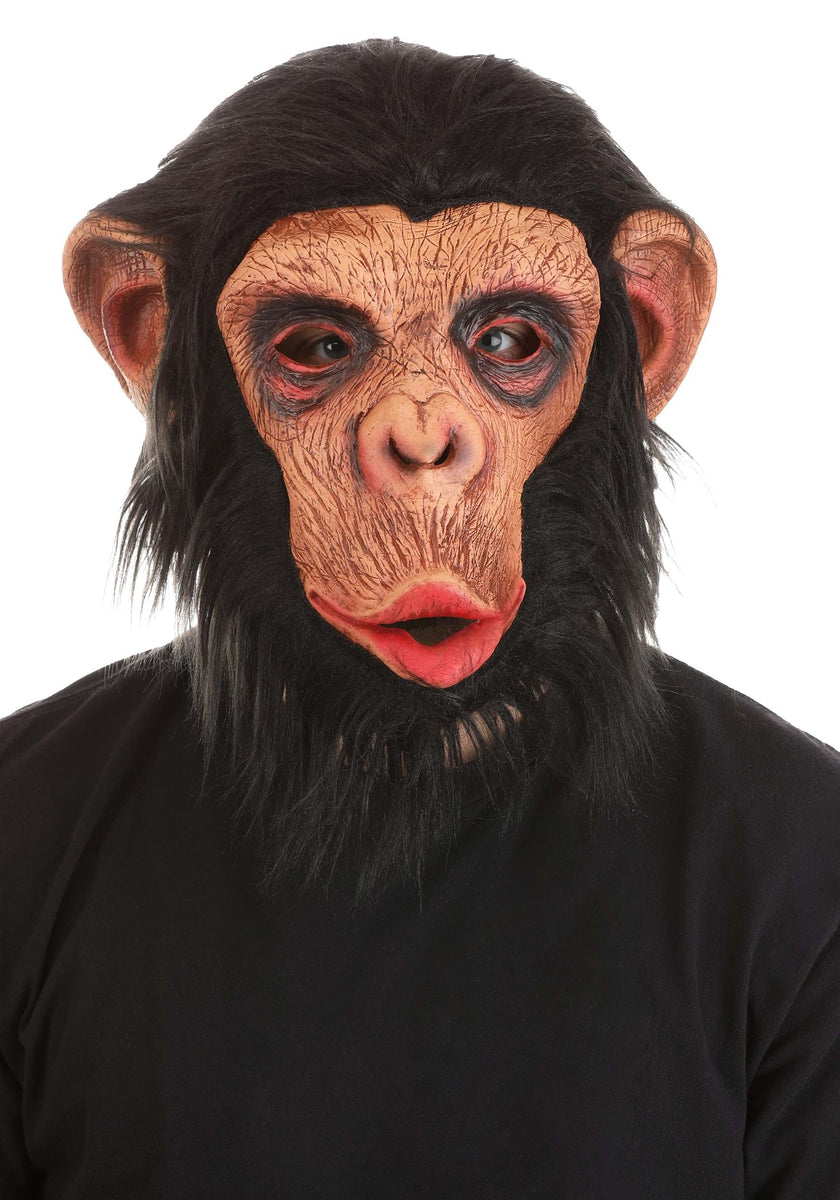 Realistic Chimpanzee Costume Mask – Kids Halloween Costumes