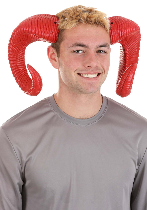 Adult Red Demon Horns Accessory | Demon Accessories