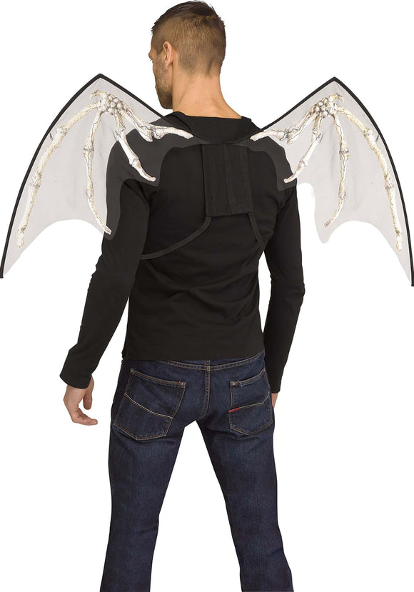 Adult Skeleton Bones Wings | Costume Wings