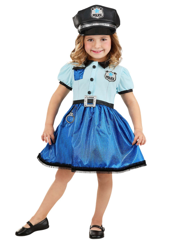 Toddler Cutie Cop Costume Dress | Police Costumes