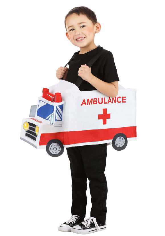 Toddler Ride-In Ambulance Costume | Toddler Costumes