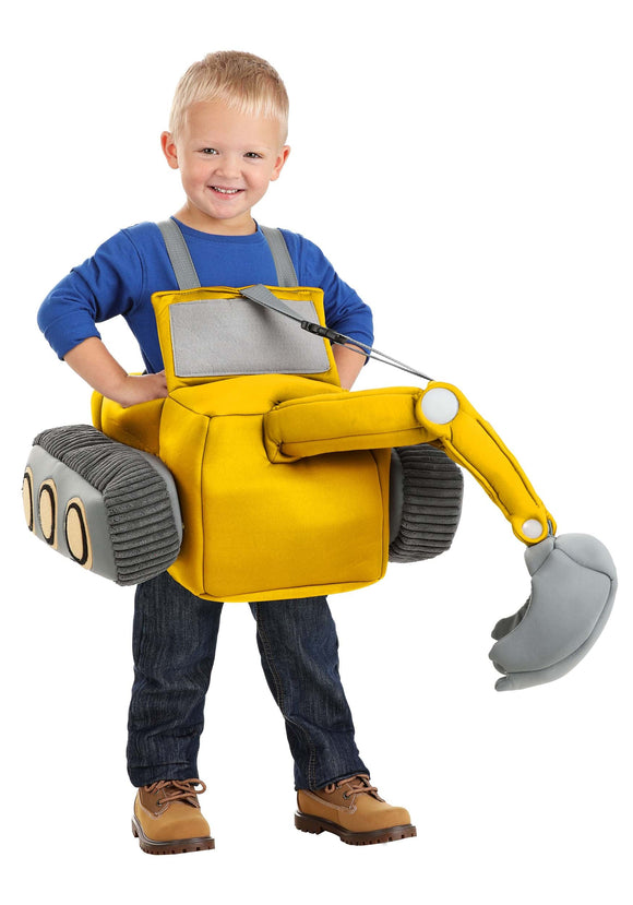 Ride in Excavator Costume For Toddlers