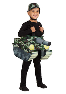 Toddler Ride-In Military Tank Costume | Kid's Military Costumes