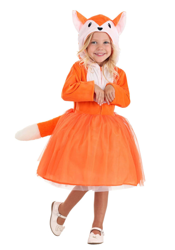 Girl's Tutu Fox Toddler Costume Dress