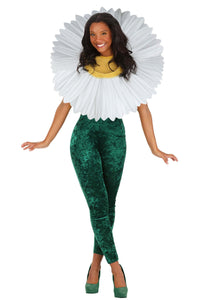 Women's White Daisy Flower Costume | Plant Costumes