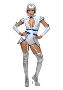 Space Cadet Scientist Women's Costume | Adult Alien Costumes