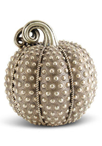 Antique Gold Rivet 9.75" Textured Pumpkin