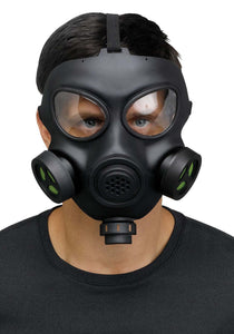 Adult Gas Mask Costume with Toy Respirator