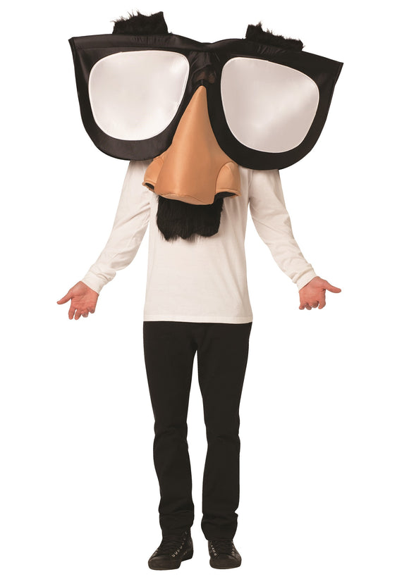 Adult Funny Big Nose Glasses Costume