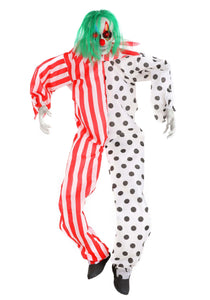 Talking Evil Clown Animated Hanging Decoration