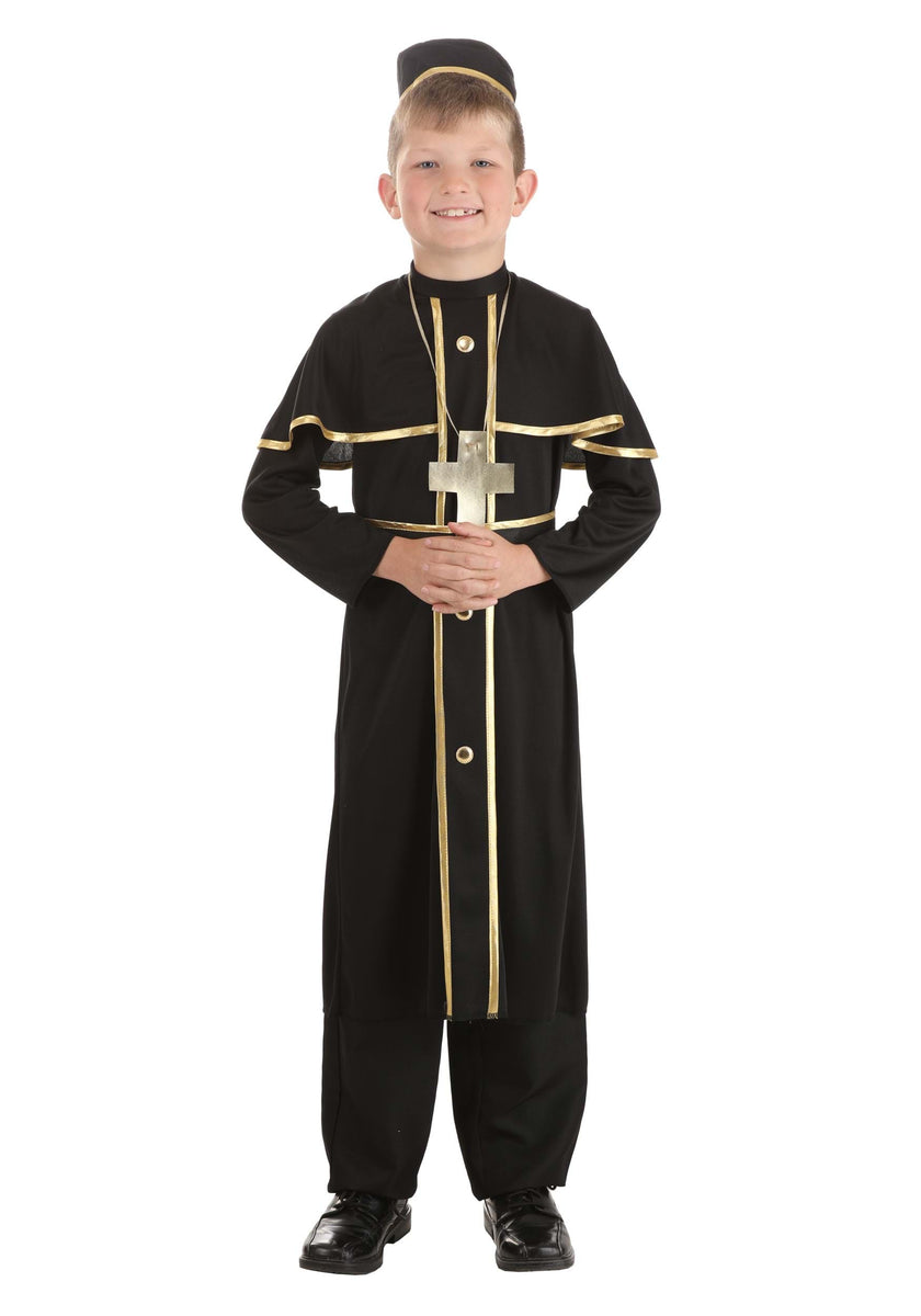 Deluxe Priest Boy's Costume – Kids Halloween Costumes