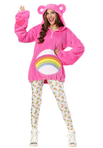 Care Bears Deluxe Cheer Bear Hoodie Costume for Women