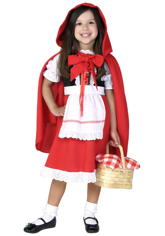 Deluxe Girls Little Red Riding Hood Costume